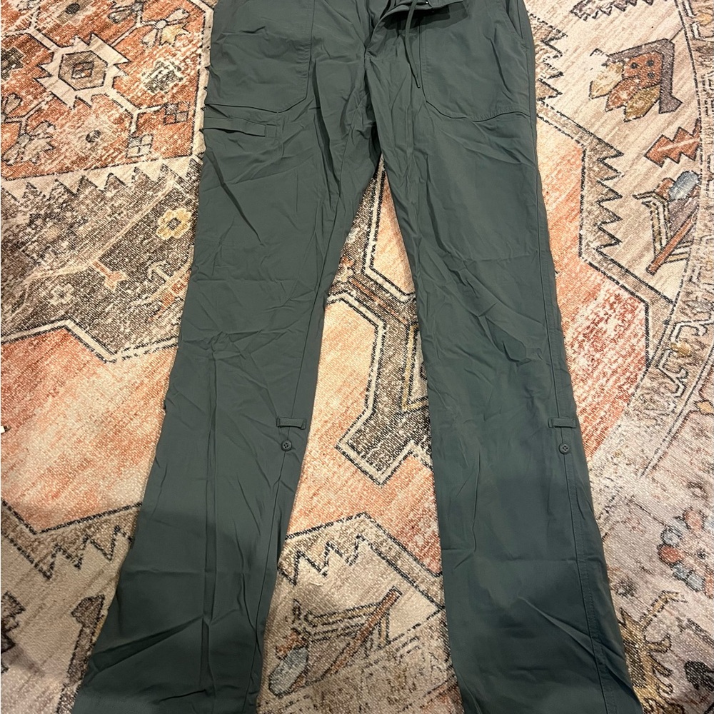 Columbia Green Straight Leg Pants Durable Outdoor Wear